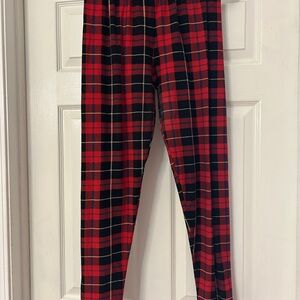 Red and Black Plaid Leggings Depot Leggings - Plus size